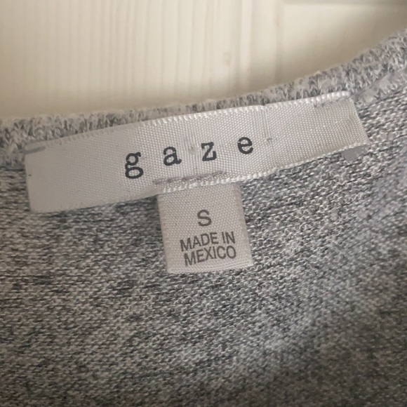 Gaze small ruffle knitted top - Picture 2 of 2